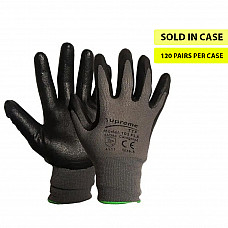 Nitrile Foam Palm General Safety Glove Sold In Cases