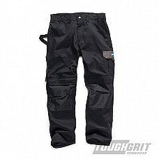 Tough Grit Work Trousers Black