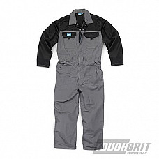 Tough Grit Zip-Front Coverall Charcoal