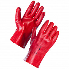 Red PVC Dip Gauntlet