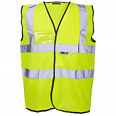 Hi Vis Vest - ID Pocket - Velcro