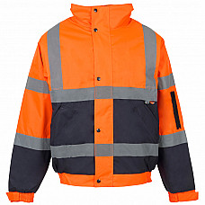 Hi Vis 2 Tone Bomber Jacket