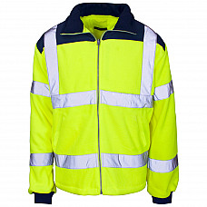 Hi Vis Fleece Jacket - Rain Patch