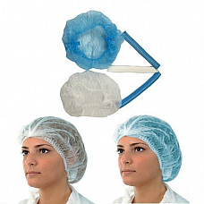 Disposable Hair Nets Head Cover Mob Caps