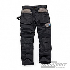 Tough Grit Holster Work Trousers Black