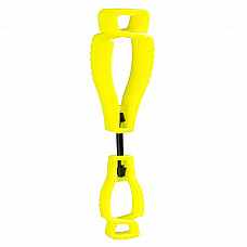 A002 Yellow Metal Free Glove Clip (Pk40)