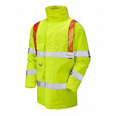 PUTFORD ISO 20471 Cl 3 Orange Brace Anorak HV YELLOW