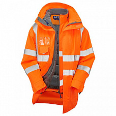 3-in-1 CLOVELLY Anorak (Cl.3) with TORRINGTON Bodywarmer (Cl.2) HV ORANGE