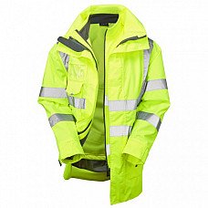 3-in-1 CLOVELLY Anorak (Cl.3) with BUCKLAND Softshell (Cl.3) HV YELLOW