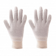 A050 Beige Stockinette Knitwrist Glove (600 Pairs)