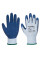 A100 Grey/Blue Grip Glove - Latex