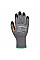 A106 Grey/Black Grip 10 Latex Reinforced Thumb Glove (Pk12)