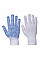 A111 White/Blue Classic Polka Dot Glove