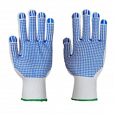 A113 White/Blue Polka Dot Plus Glove