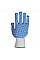 A113 White/Blue Polka Dot Plus Glove