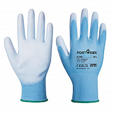 A120 Blue PU Palm Glove