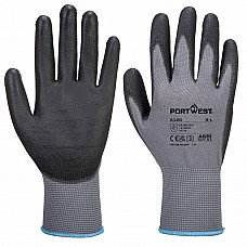 A120 Grey/Black PU Palm Glove