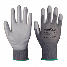 A120 Grey PU Palm Glove