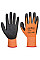 A120 Orange/Black PU Palm Glove