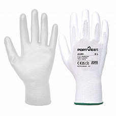 A120 White PU Palm Glove