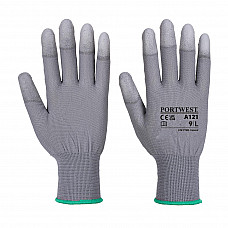 A121 Grey PU Fingertip Glove