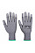 A121 Grey PU Fingertip Glove