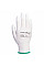 A121 White PU Fingertip Glove