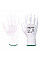 A129 White PU Palm Glove - Carton (480 Pairs)