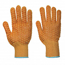 A130 Orange Criss Cross Glove