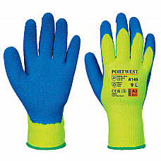 A145 Yellow/Blue Cold Grip Glove