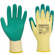 A150 Green Classic Grip Glove - Latex