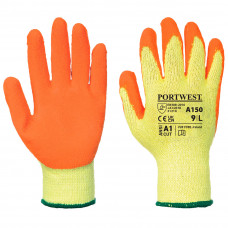 A150 Orange Classic Grip Glove - Latex