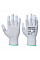 A198 Grey Antistatic PU Fingertip Glove