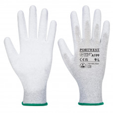 A199 Grey Antistatic PU Palm Glove