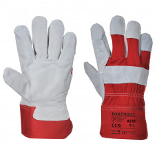 A220 Red Premium Chrome Rigger Glove