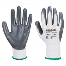 A310 Grey/White Flexo Grip Nitrile Glove