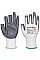 A311 White/Grey Grip 13 Nitrile 3 Fingerless Glove (Pk12)