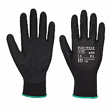 A335 Black Dermi-Grip NPR15 Nitrile Sandy Glove