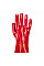 A427 Red Grip 12 PVC Gauntlet 27cm