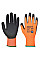 A625 Orange/Black Vis-Tex Cut Resistant Glove - PU