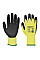 A625 Yellow/Black Vis-Tex Cut Resistant Glove - PU