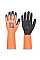 A631 Orange/Black Vis-Tex Cut Glove Long Cuff