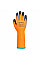 A631 Orange/Black Vis-Tex Cut Glove Long Cuff