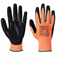 A643 Amber Amber Cut Glove - Nitrile Foam