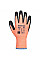 A646 Orange/Black Vis-Tex Winter HR Cut Glove Nitrile