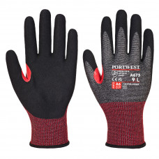 A673 Black CS Cut F18 Nitrile Glove