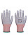 A696 Grey/White LR13 ESD PU Fingertip Cut Glove (Pk12)