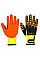 A721 Yellow/Orange Anti Impact Grip Glove