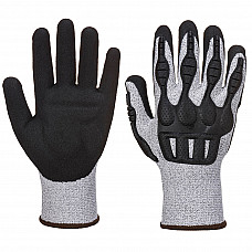 A723 Grey/Black TPV Impact Cut Glove