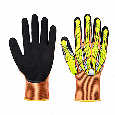 A727 Orange DX VHR Impact Glove